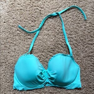 Victoria’s Secret Turquoise Halter Bikini Top